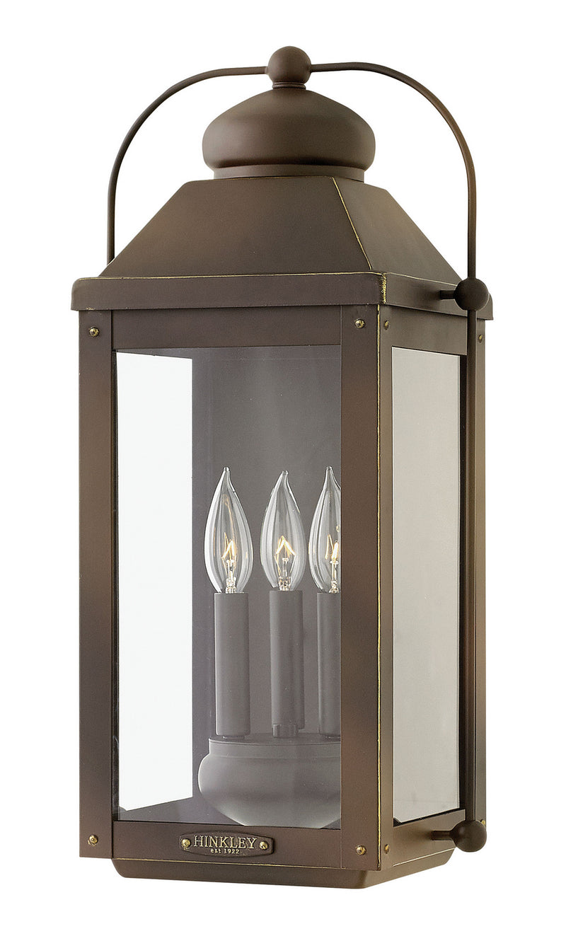 Hinkley 1855LZ LED Wall Mount, Light Oiled Bronze