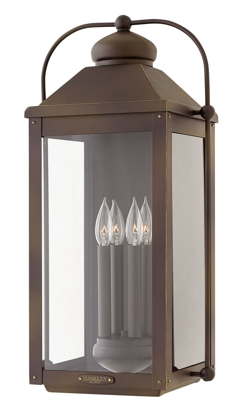 Hinkley 1858LZ LED Wall Mount, Light Oiled Bronze