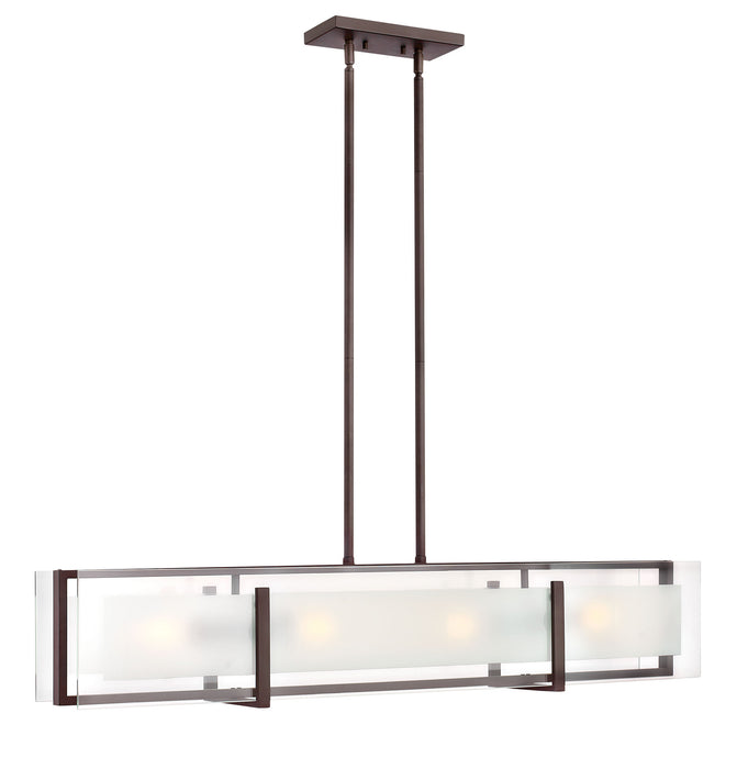Hinkley 3996OZ LED Linear Chandelier, Oil Rubbed Bronze