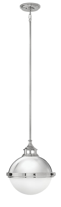 Hinkley 4834PN LED Pendant, Polished Nickel