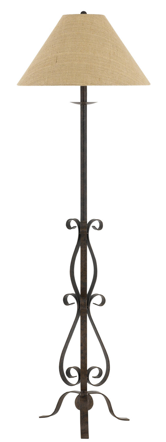 Cal Lighting BO-2703FL One Light Floor Lamp, Rust