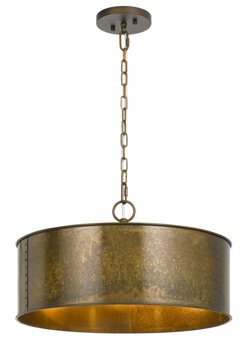 Cal Lighting FX-3637-3 Three Light Chandelier, Distress Gold