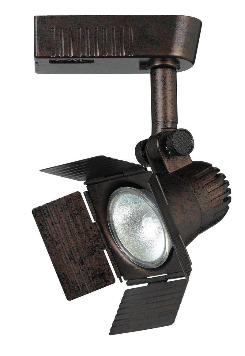 Cal Lighting HT-972-RU One Light Track Fixture, Rust