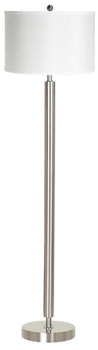 Cal Lighting LA-2004FL-1BS One Light Floor Lamp, Brushed Steel
