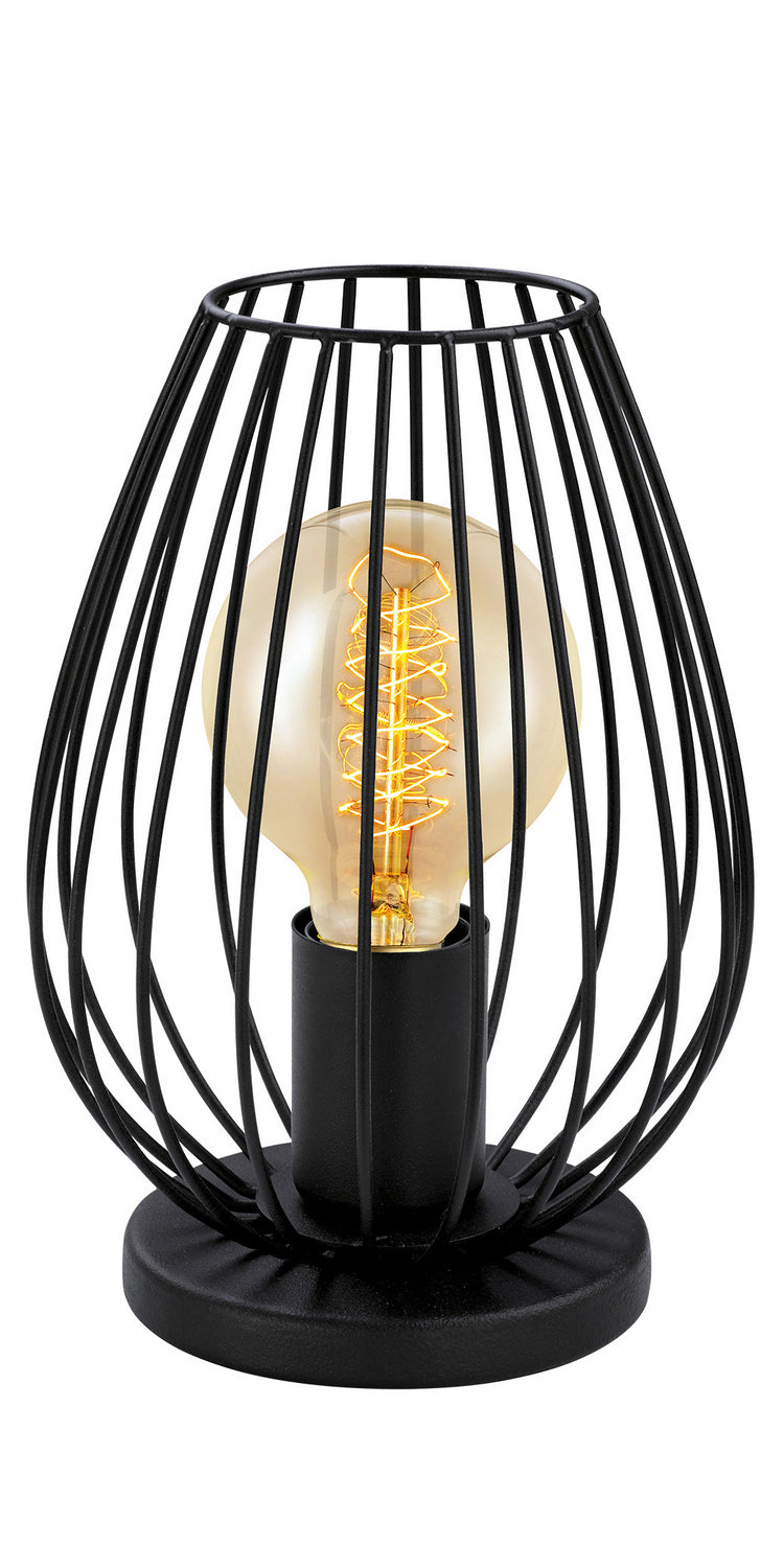 Eglo USA 49481A One Light Table Lamp, Black