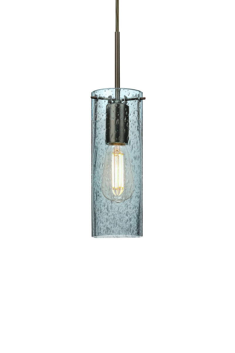 Besa 1JC-JUNI10BL-EDIL-BR One Light Pendant, Bronze