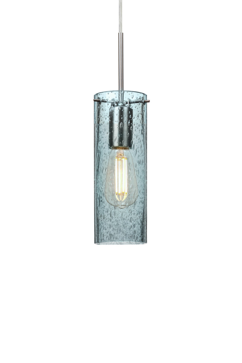 Besa 1JC-JUNI10BL-EDIL-SN One Light Pendant, Satin Nickel