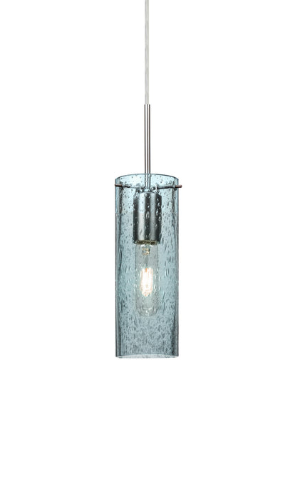 Besa 1JC-JUNI10BL-SN One Light Pendant, Satin Nickel