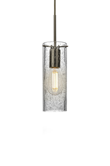 Besa 1JC-JUNI10CL-EDIL-BR One Light Pendant, Bronze