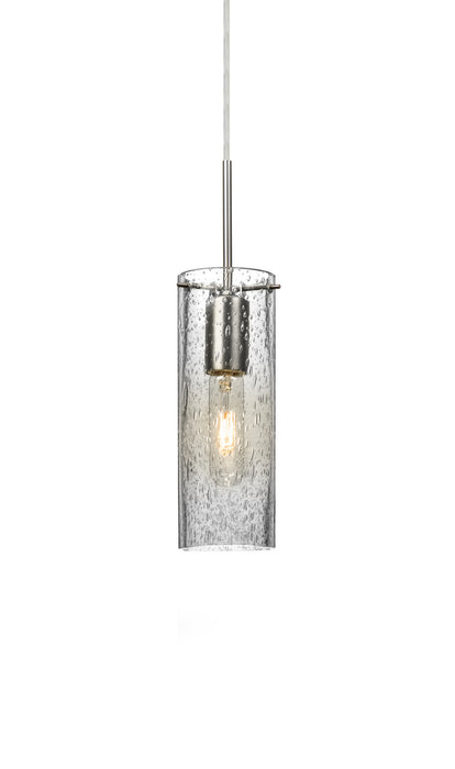 Besa 1JC-JUNI10CL-SN One Light Pendant, Satin Nickel
