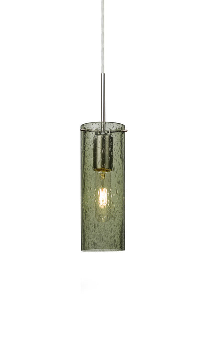 Besa 1JC-JUNI10MS-SN One Light Pendant, Satin Nickel