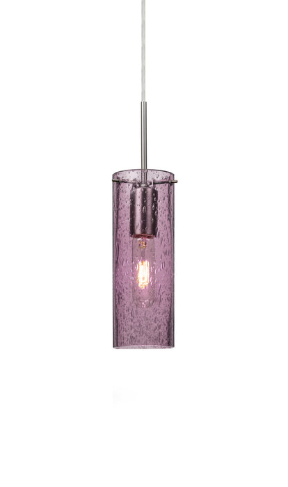 Besa 1JC-JUNI10PL-SN One Light Pendant, Satin Nickel