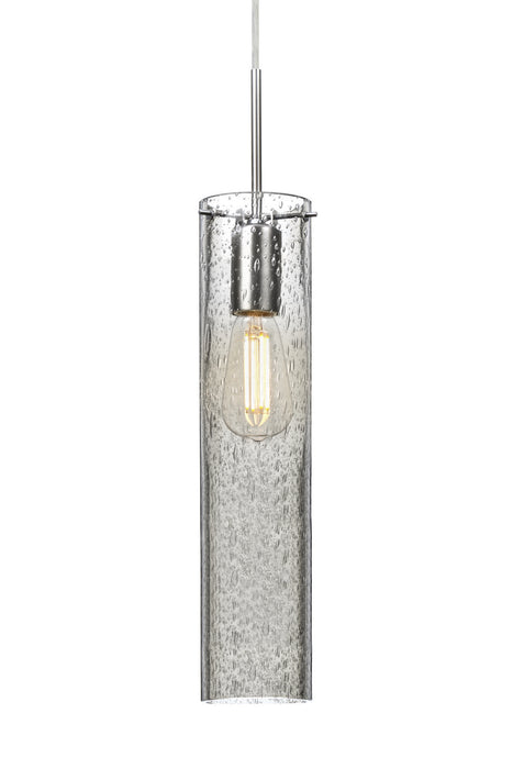 Besa 1JC-JUNI16CL-EDIL-SN One Light Pendant, Satin Nickel