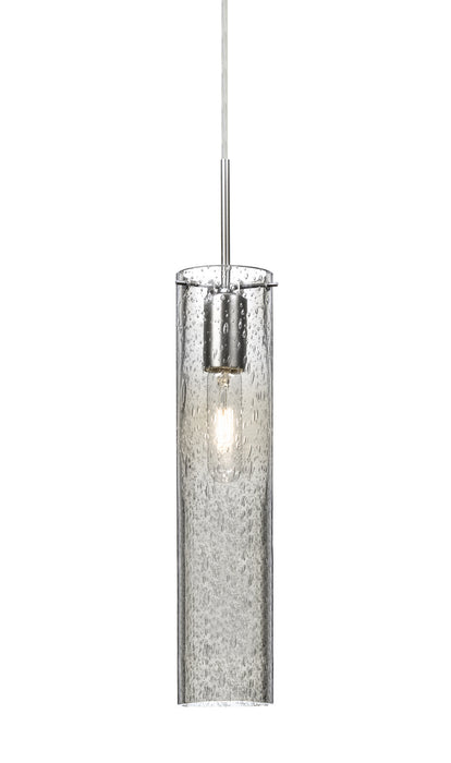 Besa 1JC-JUNI16CL-SN One Light Pendant, Satin Nickel