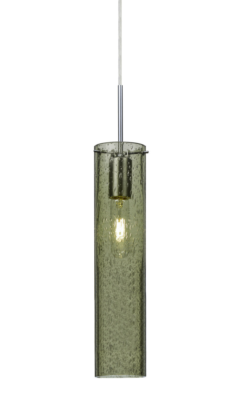 Besa 1JC-JUNI16MS-SN One Light Pendant, Satin Nickel