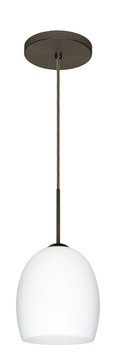 Besa 1JT-169707-LED-BR One Light Pendant, Bronze