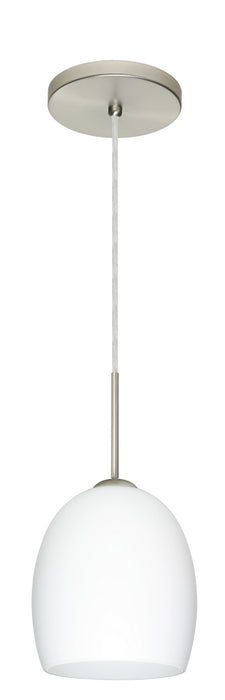 Besa 1JT-169707-LED-SN One Light Pendant, Satin Nickel