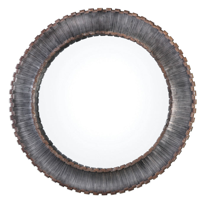 Uttermost 09175 Mirror, Metallic Silver w/Black