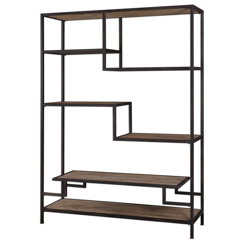 Uttermost 24682 Etagere, Aged Black