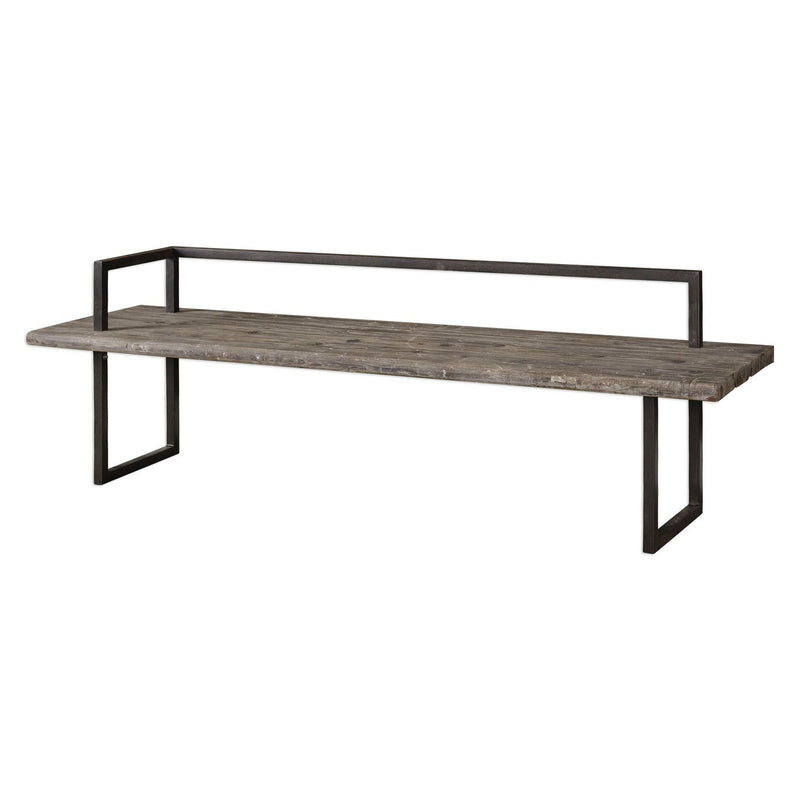 Uttermost 24701 Bench, Antique White