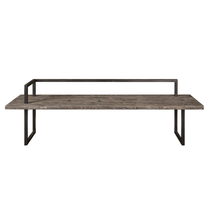Uttermost 24701 Bench, Antique White