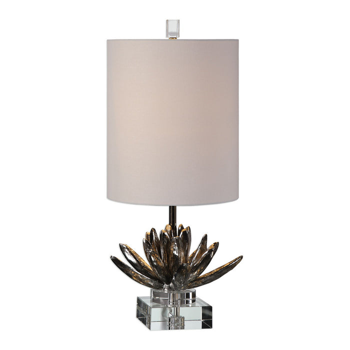 Uttermost 29256-1 One Light Accent Lamp, Metallic Silver