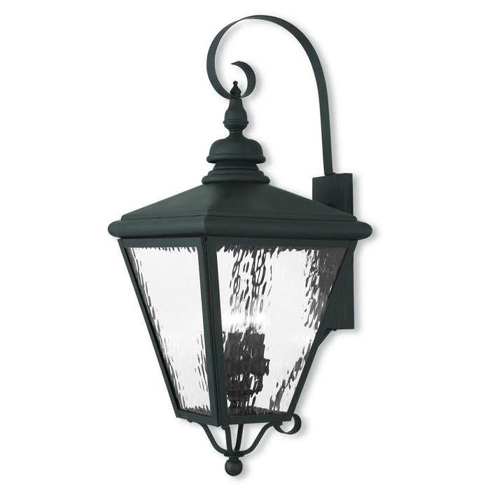 Livex Lighting 2036-04 Four Light Outdoor Wall Lantern, Black