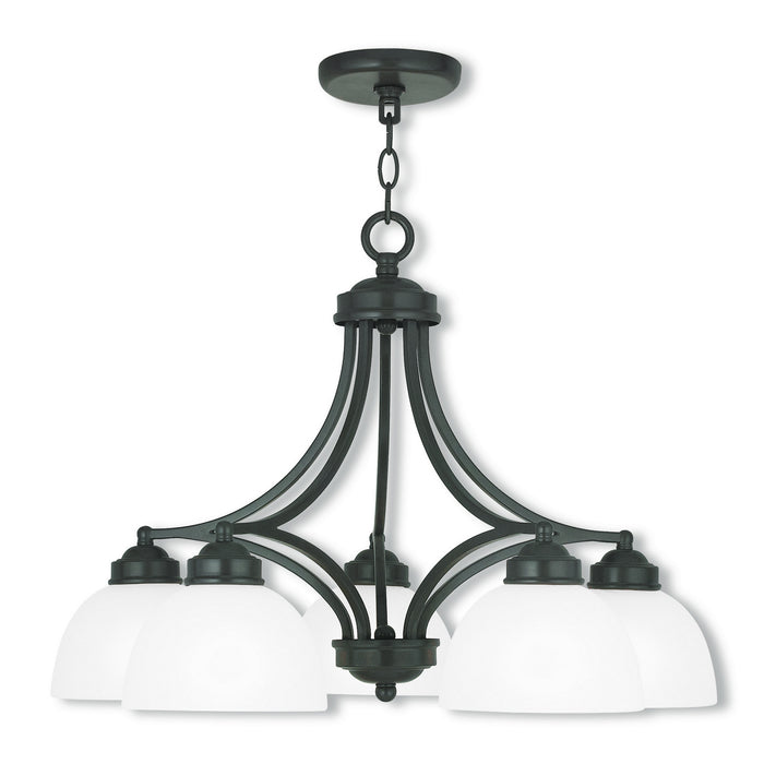 Livex Lighting 4225-92 Five Light Chandelier, English Bronze