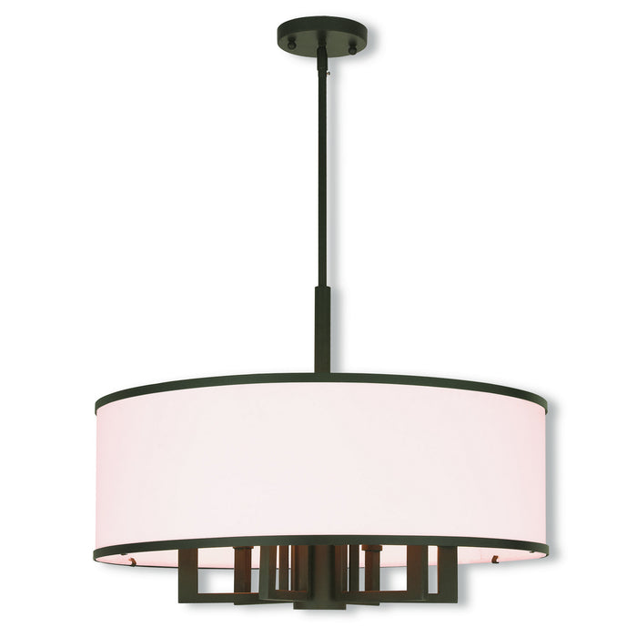 Livex Lighting 62616-07 Seven Light Chandelier, Bronze