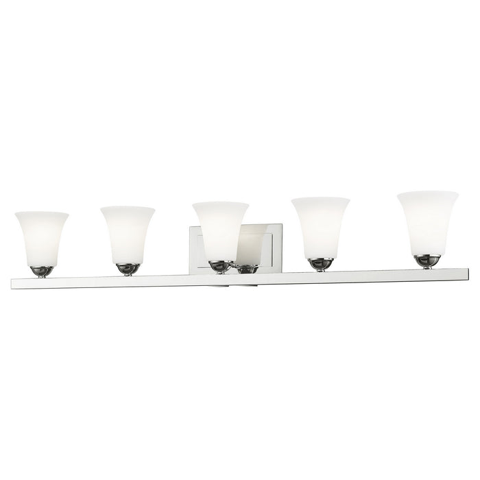 Livex Lighting 6485-05 Five Light Bath Vanity, Polished Chrome