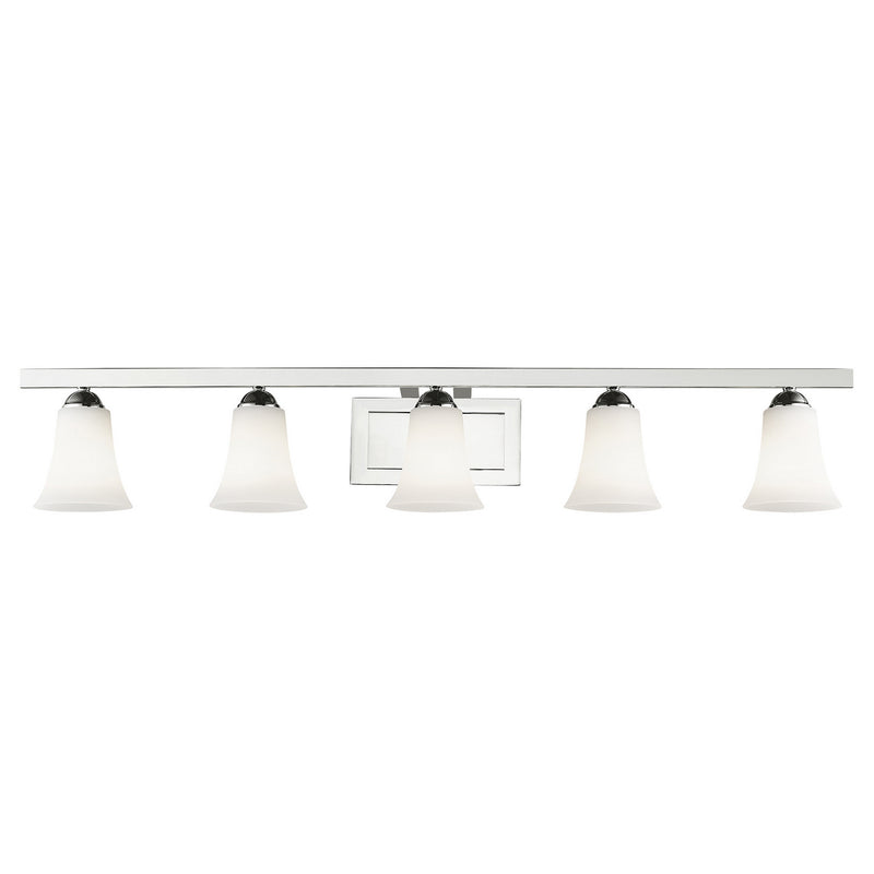 Livex Lighting 6485-05 Five Light Bath Vanity, Polished Chrome