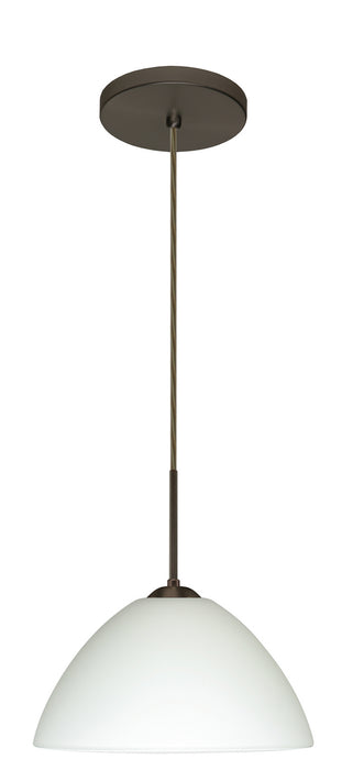 Besa 1JT-420107-LED-BR One Light Pendant, Bronze