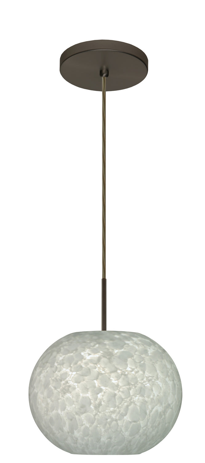 Besa 1JT-477619-LED-BR One Light Pendant, Bronze