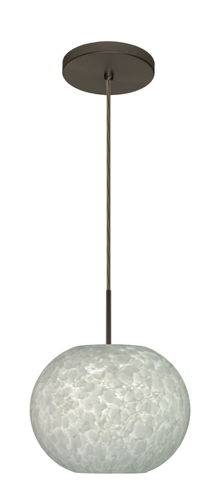 Besa 1JT-477619-LED-BR One Light Pendant, Bronze
