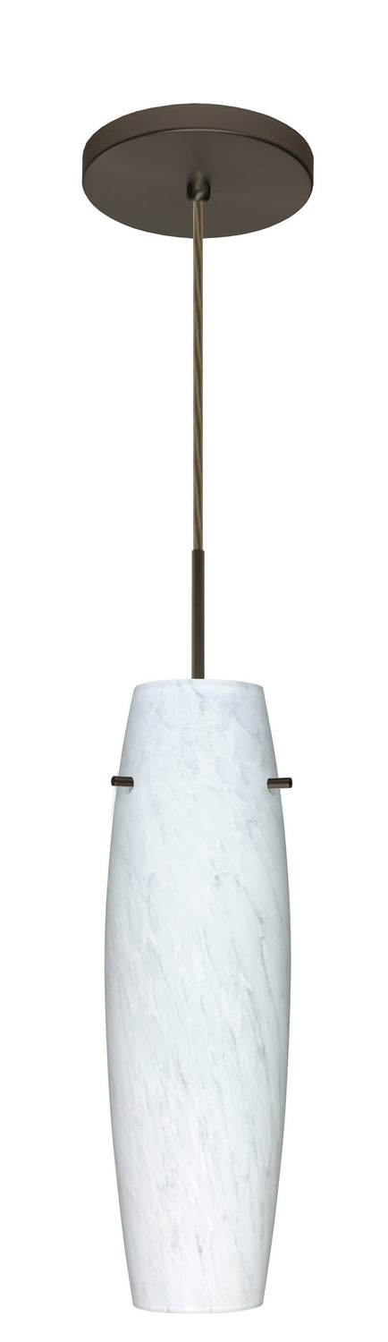 Besa 1JT-489719-LED-BR One Light Pendant, Bronze