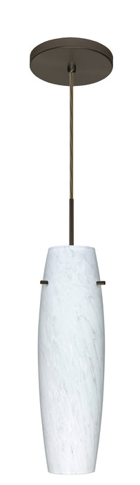Besa 1JT-489719-LED-BR One Light Pendant, Bronze
