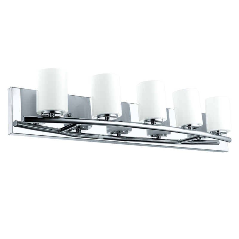 Eglo USA 201714A Five Light Bath/Vanity, Chrome
