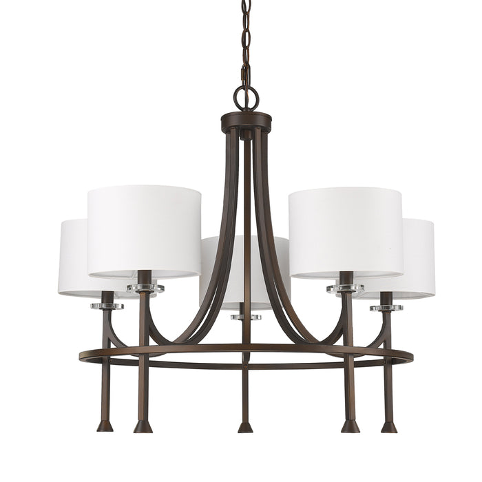 Acclaim Lighting IN11040ORB Five Light Chandelier, Oil Rubbed Bronze