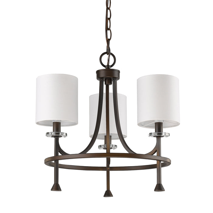 Acclaim Lighting IN11041ORB Three Light Chandelier, Oil Rubbed Bronze