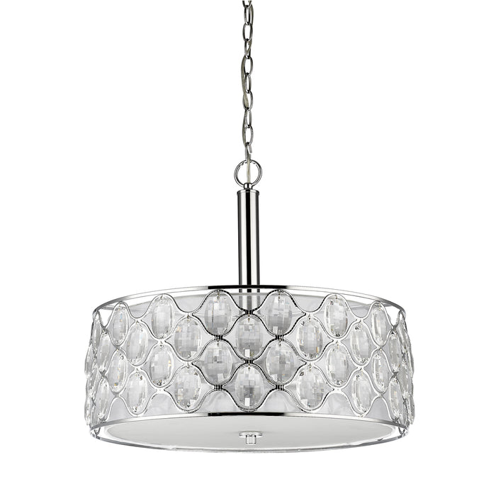 Acclaim Lighting IN11086PN Four Light Pendant, Polished Nickel