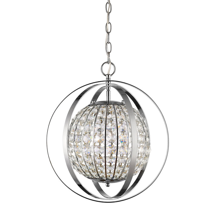 Acclaim Lighting IN11095PN One Light Pendant, Polished Nickel
