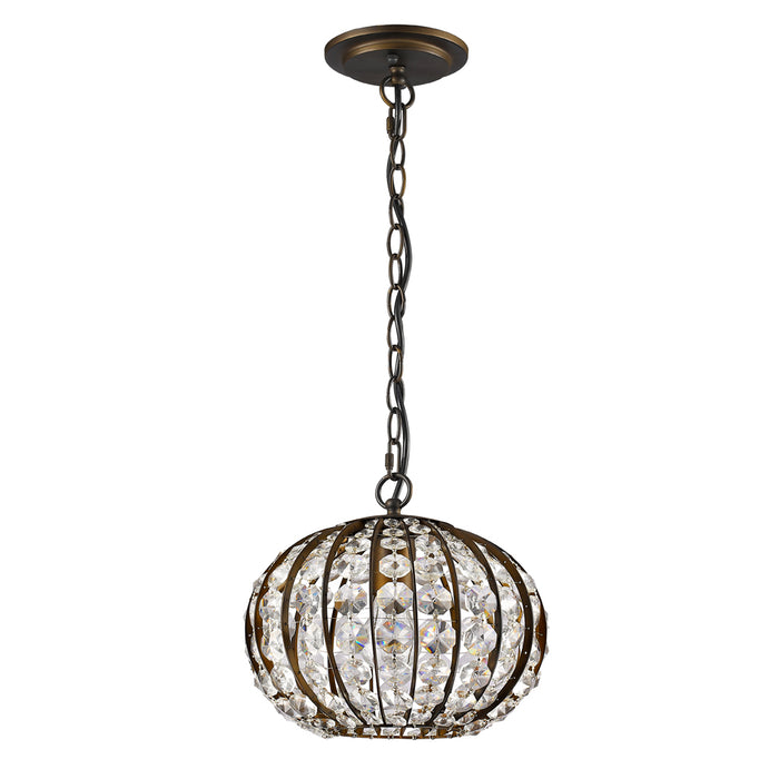 Acclaim Lighting IN11098ORB One Light Pendant, Oil Rubbed Bronze