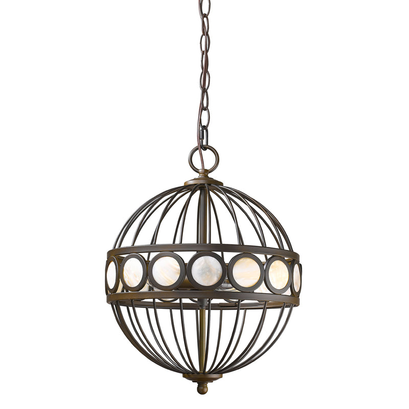 Acclaim Lighting IN11105ORB Three Light Pendant, Oil Rubbed Bronze