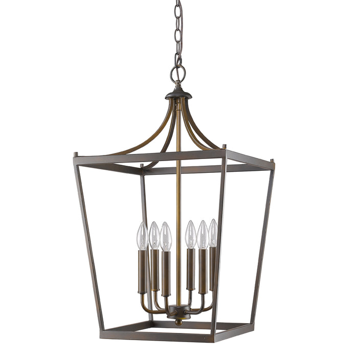 Acclaim Lighting IN11134ORB Six Light Foyer Pendant, Oil Rubbed Bronze