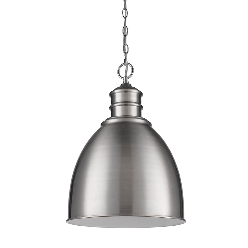 Acclaim Lighting IN11170SN One Light Pendant, Satin Nickel