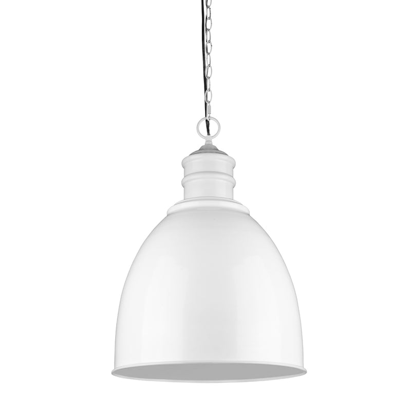 Acclaim Lighting IN11170WH One Light Pendant, White