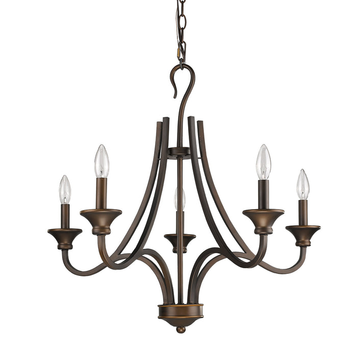 Acclaim Lighting IN11255ORB Five Light Chandelier, Oil Rubbed Bronze
