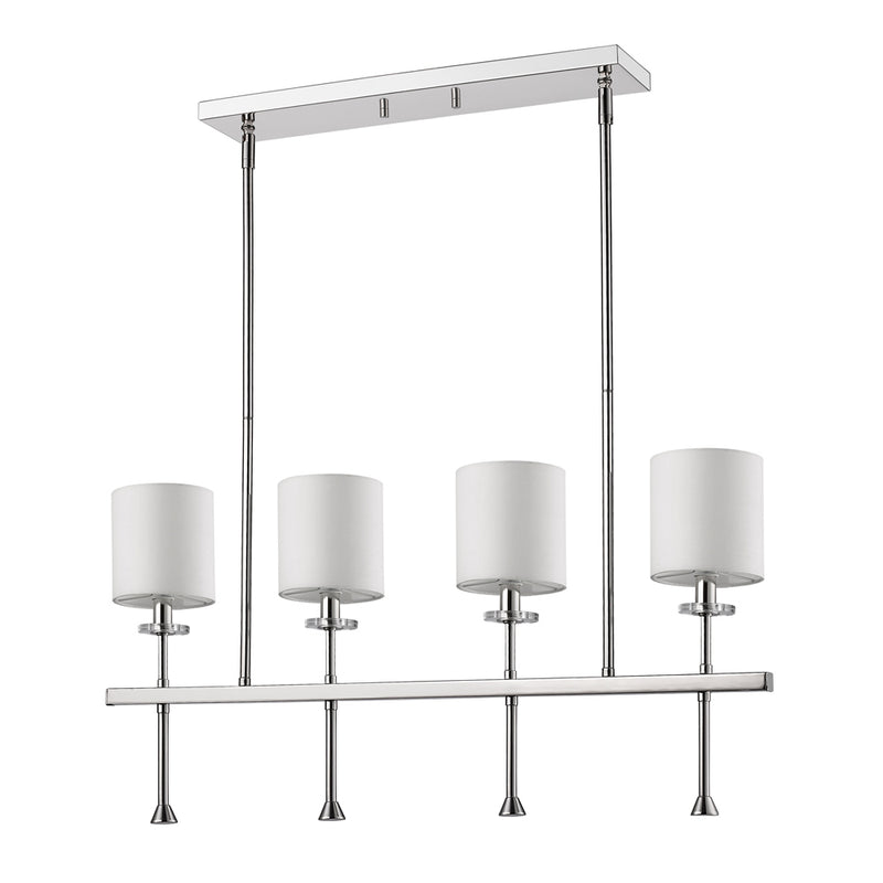 Acclaim Lighting IN21042PN Four Light Island Pendant, Polished Nickel