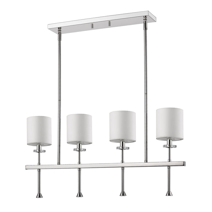 Acclaim Lighting IN21042PN Four Light Island Pendant, Polished Nickel