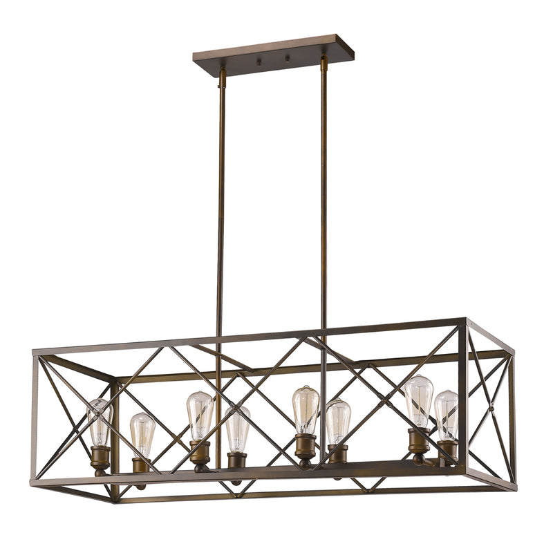 Acclaim Lighting IN21123ORB Eight Light Island Pendant, Oil Rubbed Bronze